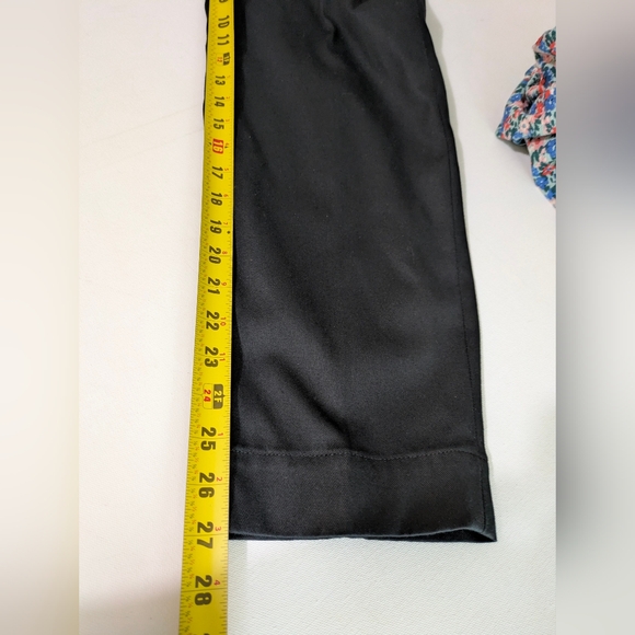 Spanx Women's Stretch Smooth Twill Slim Straight Trouser Pants Black Medium New - Picture 10 of 16